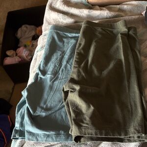 Wonder Nation Kids' Teal and Olive Shorts